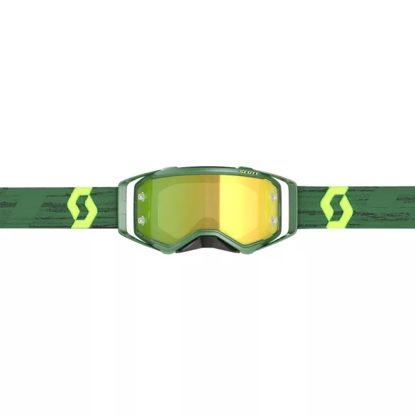 Scott  Prospec green-yellow cross szemüveg - yellow chrome tükrös lencsével