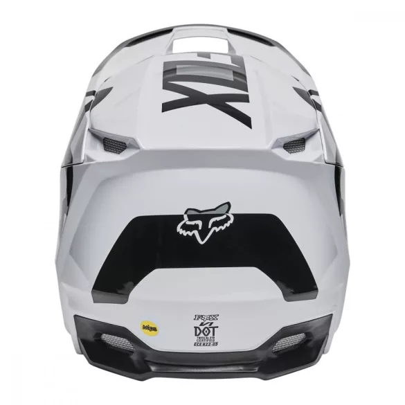 Fox V1 LUX MIPS MVRS ECE  bukósisak, fekete-fehér 2XL=63-64 cm