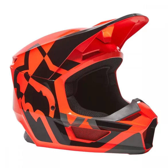 Fox V1 LUX MIPS MVRS ECE  bukósisak, FLO ORANGE 2XL