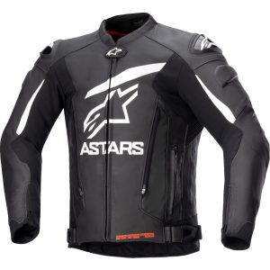 ALPINESTARS GP PLUS R V4 BLACK-WHITE BŐRKABÁT 