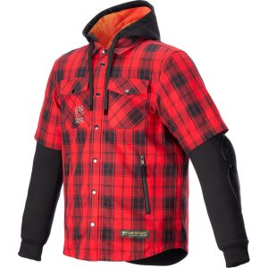 ALPINESTARS MSE TARTAN BLACK-RED KABÁT 