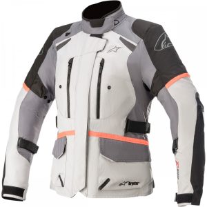 Alpinestars  Stella DRYSTAR Andes Jacket v3 női motoroskabát, SZÜRKE-FEKETE-NARANCS