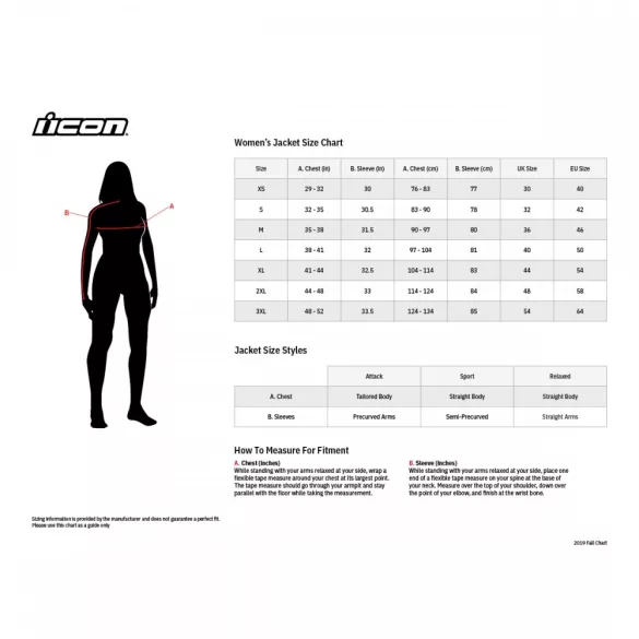 ICON Airform   női textil kabát, fekete