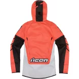 ICON NŐI  Airform Retro Kapucnis dzseki narancs-fehér 