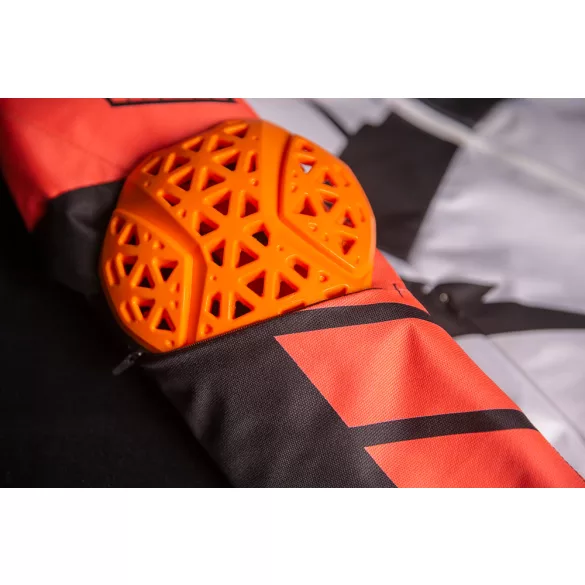 ICON NŐI  Airform Retro Kapucnis dzseki narancs-fehér 