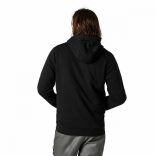 FOX Baseline kapucnis pulcsi, bélelt, fekete