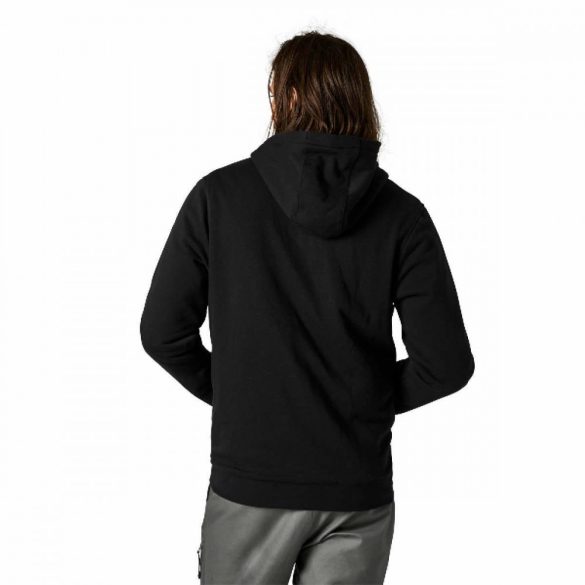 FOX Baseline kapucnis pulcsi, bélelt, fekete