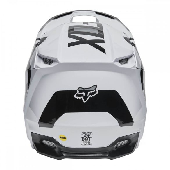 FOX V1 LUX MIPS MVRGYEREK bukósisak, BLACK-WHITE