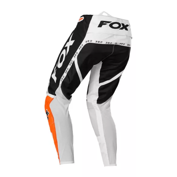 FOX 360 DVIDE BLACK-WHITE-ORANGE NADRÁG 