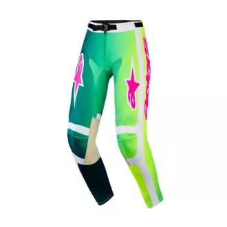 Alpinestars racer portl nadrág fehér/zöld/fekete