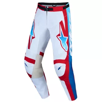 Alpinestars racer hunt  fehér-piros-kék nadrág 