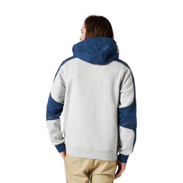 Fox Karrera Ffi kapucnis  pulóver szürke-kék