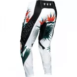 THOR  Pulse Tropix gyerek cross nadrág, fehér-fekete-zöld, 