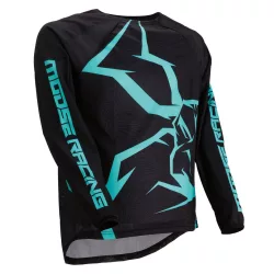 Moose Racing Agroid mez fekete-menta L méret