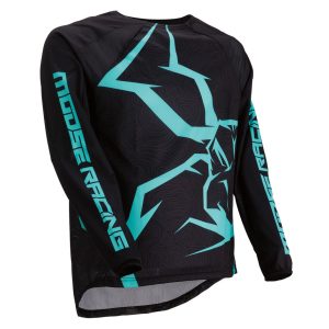 Moose Racing Agroid mez fekete-menta l méret