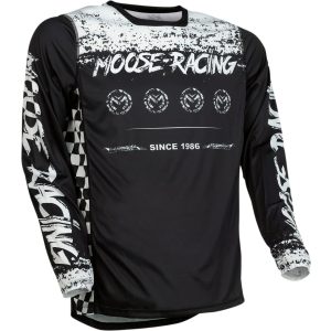 MOOSE RACING CROSS MEZ  FEKETE-FEHÉR M MÉRET