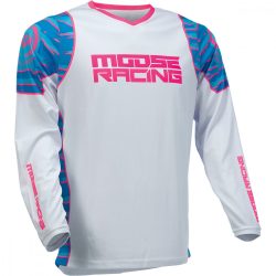 Moose Racing 2022 Qualifier crossmez, fehér-kék-pink