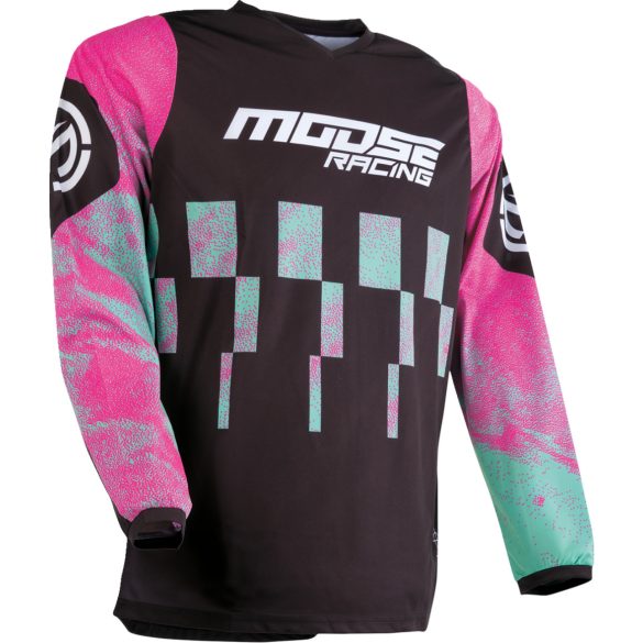 Moose Racing Qualifier pink-black mez