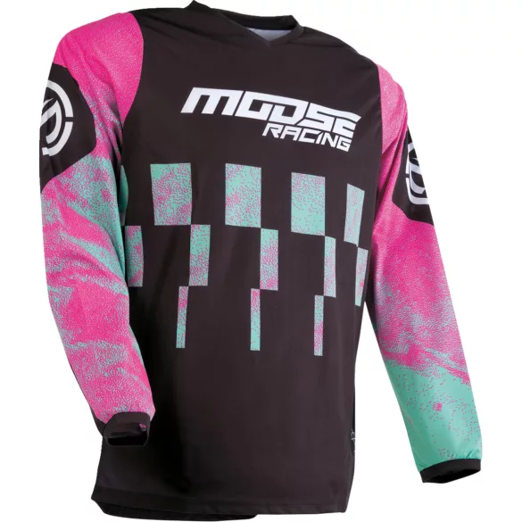Moose Racing Qualifier szett fekete-pink m-32 méret