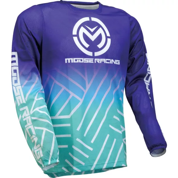 MOOSE RACING SAHARA MEZ PURPLE/TURQUOISE 