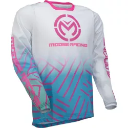 MOOSE RACING SAHARA MEZ PINK/BLUE/WHITE