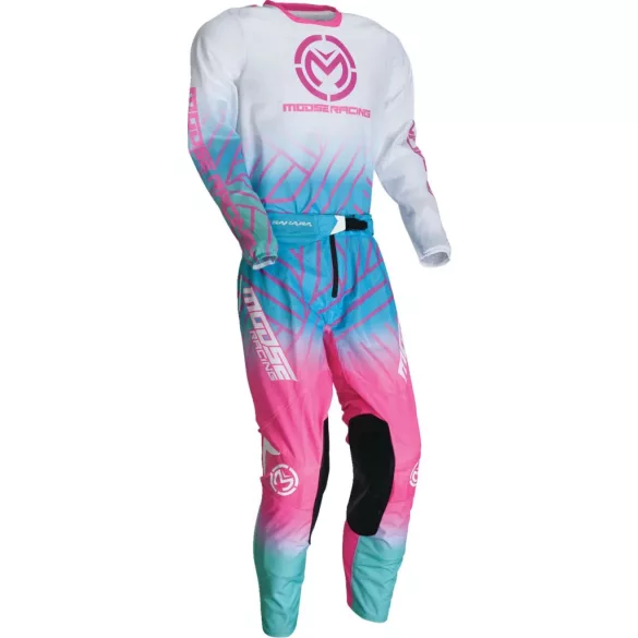 MOOSE RACING SAHARA MEZ PINK/BLUE/WHITE