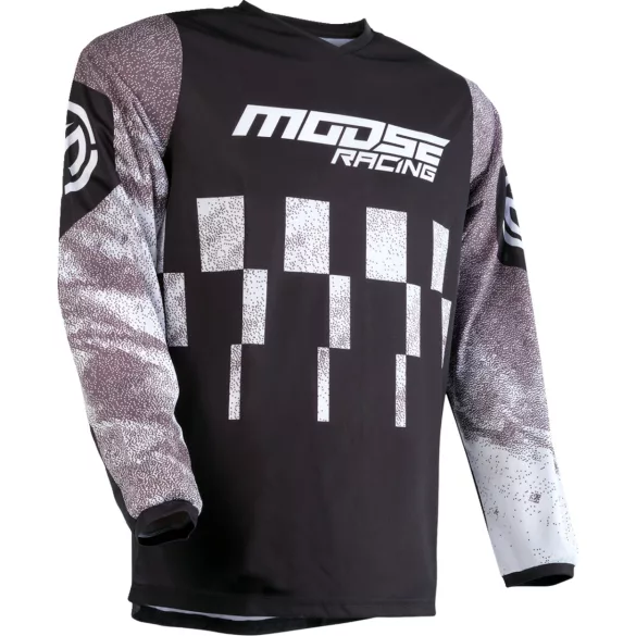 Moose Racing Qualifier szett fekete-fehér