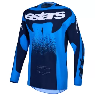 Alpinestars techstar Swan kék-indigó-fehér  crossmez