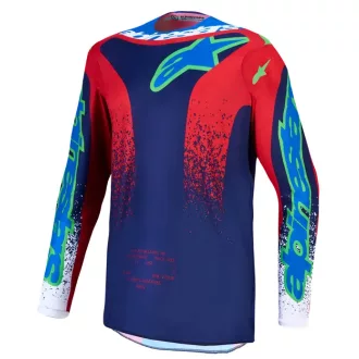 Alpinestars fluid drag kék-piros crossmez