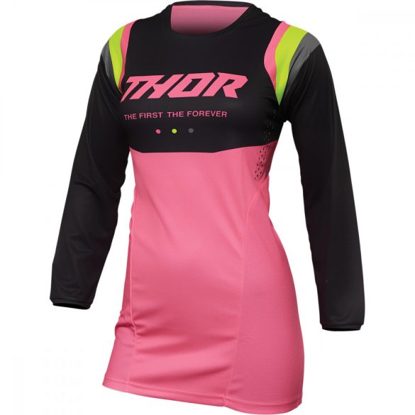 THOR Pulse  Rev  női cross mez ,szürke-pink S MÉRET