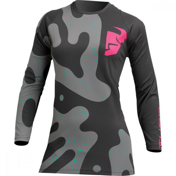 THOR Sector Disguise  női cross mez ,szürke-pink S MÉRET