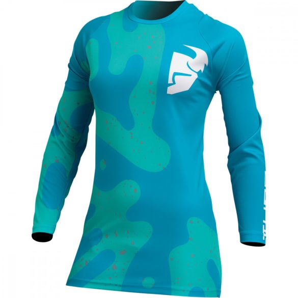 THOR Sector Disguise  női cross mez ,aqua-teal M MÉRET