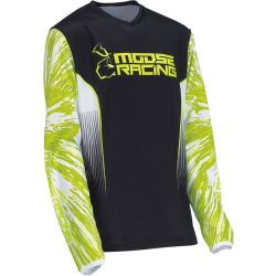 moose racing agroid gyerek mez fluo-fekete