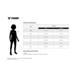 Thor Launchmode Futura gyerek mez fekete-piros