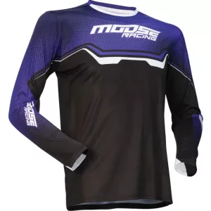 Moose Racing Qualifier® Gyerek Motoros Mez – Fekete/Lila