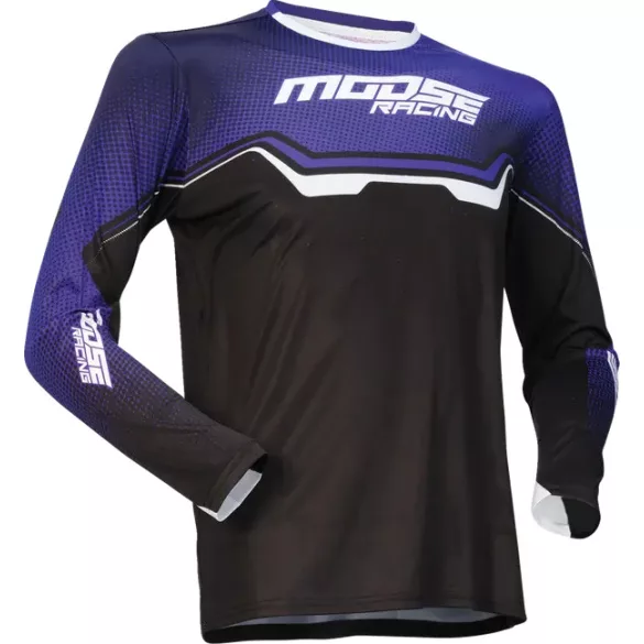 Moose Racing Qualifier® Gyerek Motoros Mez – Fekete/Lila