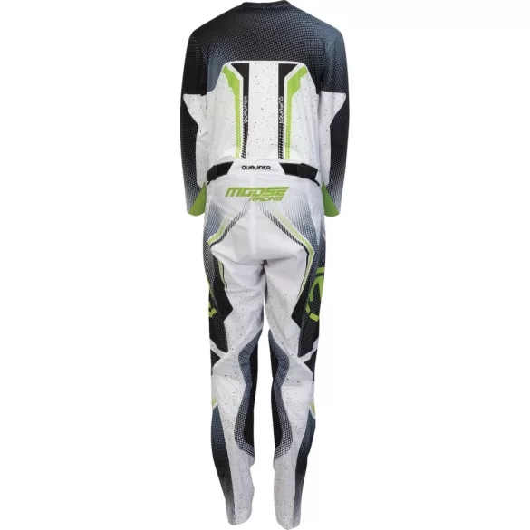 Moose Racing Qualifier® Gyerek Motoros Mez – Fekete/Zöld/Fehér