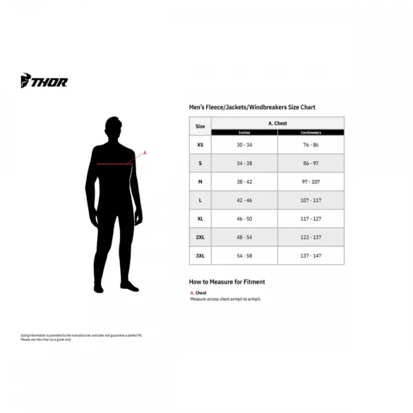Thor Terrain enduro kabát fekete