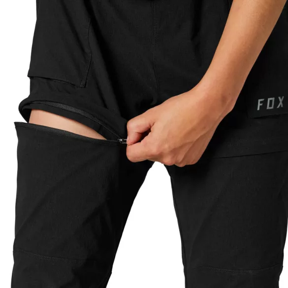 FOX NADRÁG Damen Travelled Zip Off BLACK