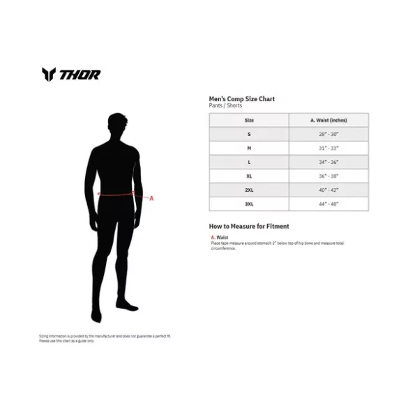 Thor comp short fekete
