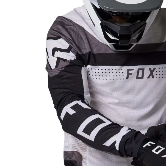 FOX Motocross Mez Flexair Efekt fehér-fekete