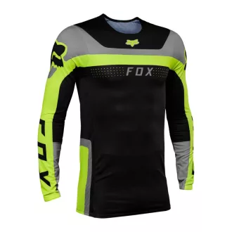 Fox motocross mez flexair efekt fekete - fluosárga