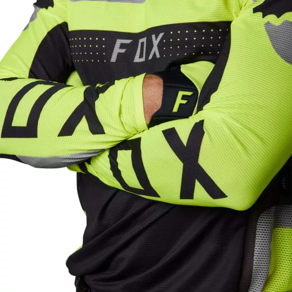 FOX Motocross Mez Flexair Efekt fekete-fluosárga