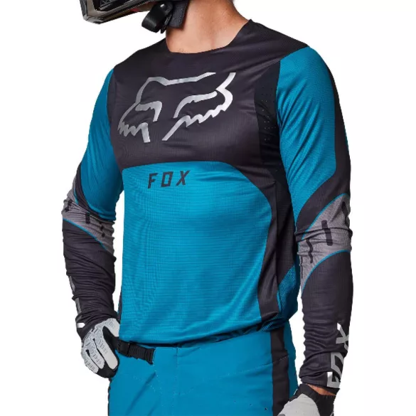 FOX Motocross Mez Flexair Ryaktr fekete-kék