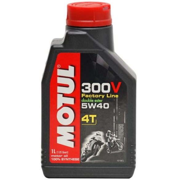 Motul 300V 4T Factory Line 5W-40 motorolaj, 1liter