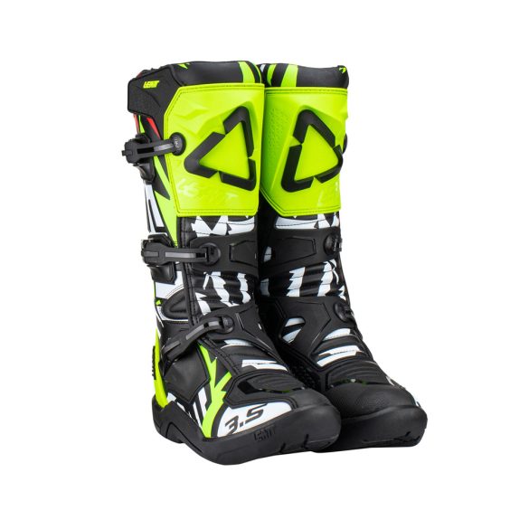 Leatt GPX 3.5 offroad csizma, black-fluo yellow