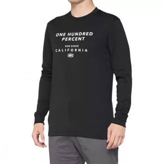 100% tee l/s throunn bk xl
