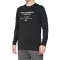 100% tee l/s throunn bk xl