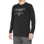 100% tee l/s throunn bk xl