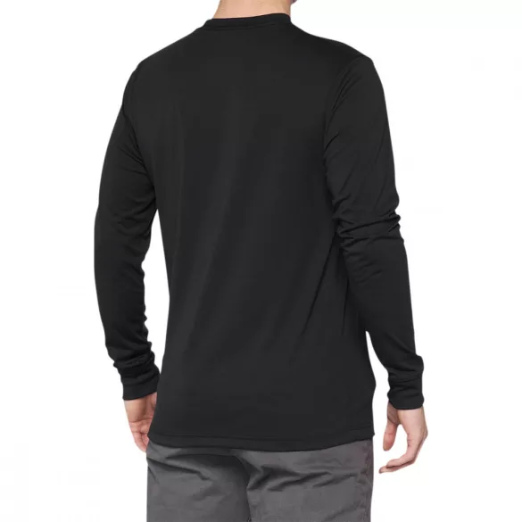 100% TEE L/S THROUNN BK XL